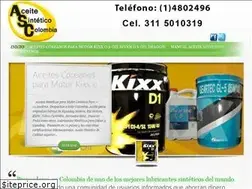 Sites similar to aceitesinteticocolombia.com