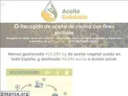 Sites similar to aceitesolidario.org