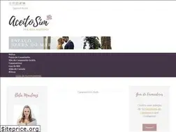 Sites similar to aceitosim.com.br
