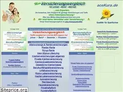 Sites similar to acekura.de