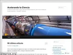 Sites similar to acelerandolaciencia.wordpress.com