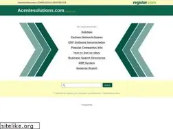 Sites similar to acentesolutions.com