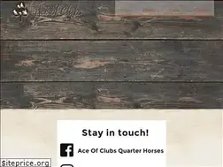 Sites similar to aceofclubsquarterhorses.com