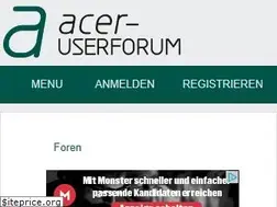 Sites similar to acer-userforum.de