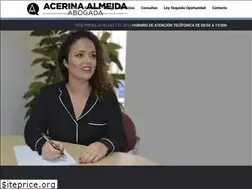 Sites similar to acerinaalmeidaabogada.es