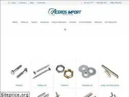 Sites similar to acerosimport.com