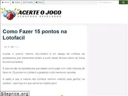 Sites similar to acerteojogo.com