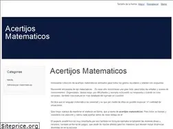 Sites similar to acertijosmatematicos.org