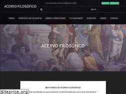 Sites similar to acervofilosofico.com.br