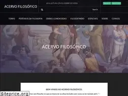 Sites similar to acervofilosofico.com