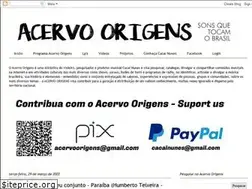 Sites similar to acervoorigens.com