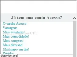 Sites similar to acessocard.com.br