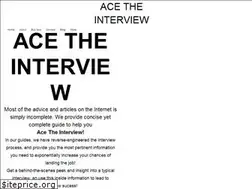 Sites similar to acetheinterview.com