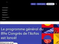 Sites similar to acfas.ca