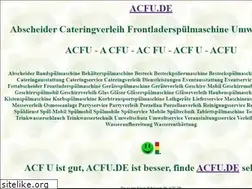 Sites similar to acfu.de