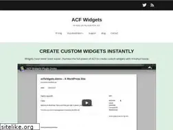 Sites similar to acfwidgets.com