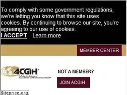 Sites similar to acgih.org