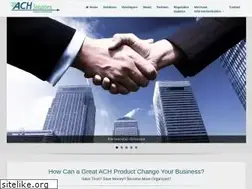 Sites similar to ach-solutions.com