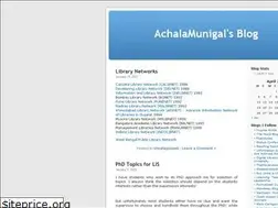 Sites similar to achalamunigal.wordpress.com