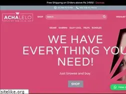 Sites similar to achalelo.com
