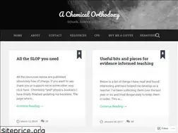 Sites similar to achemicalorthodoxy.wordpress.com