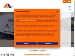 Sites similar to achenbach-gauer.de