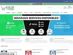 Sites similar to acheter-des-fans.com