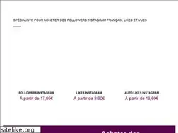 Sites similar to acheter-followers.fr