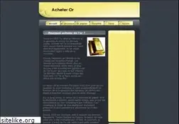 Sites similar to acheter-or.com