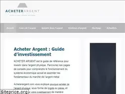 Sites similar to acheterargent.com