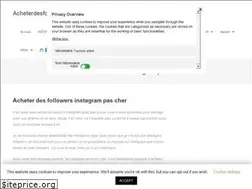 Sites similar to acheterdesfollowers.be