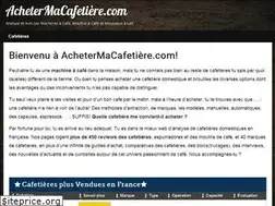 Sites similar to achetermacafetiere.com
