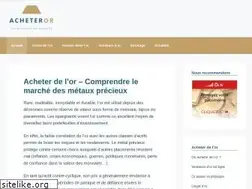 Sites similar to acheteror.fr