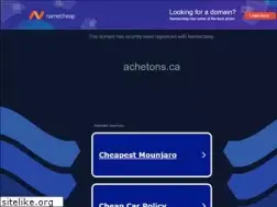 Sites similar to achetons.ca