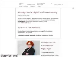 Sites similar to achi.org.au