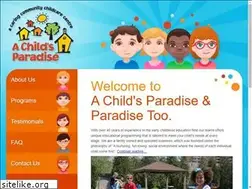 Sites similar to achildsparadise.ca