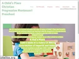Sites similar to achildsplacelahabra.com