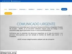 Sites similar to achpe.org.ec