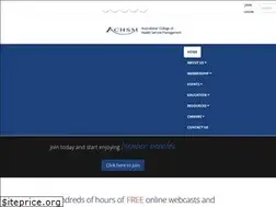 Sites similar to achsm.org.au
