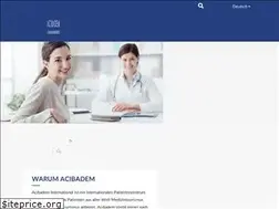 Sites similar to acibadem.com.de