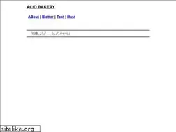 Sites similar to acid-bakery.com