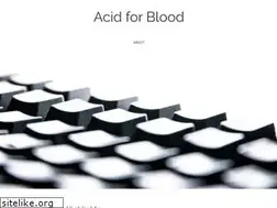 Sites similar to acidforblood.net