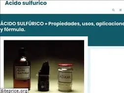 Sites similar to acidosulfurico.info