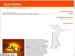 Sites similar to acidrefluxreport.blogspot.com