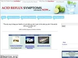 Sites similar to acidrefluxsymptomsnow.com