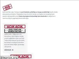 Sites similar to acikacik.org