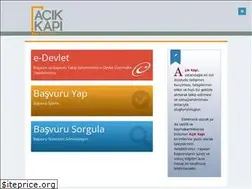 Sites similar to acikkapi.gov.tr