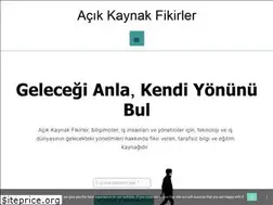 Sites similar to acikkaynakfikirler.com