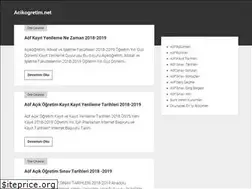 Sites similar to acikogretim.net