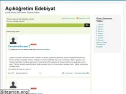 Sites similar to acikogretimedebiyat.com